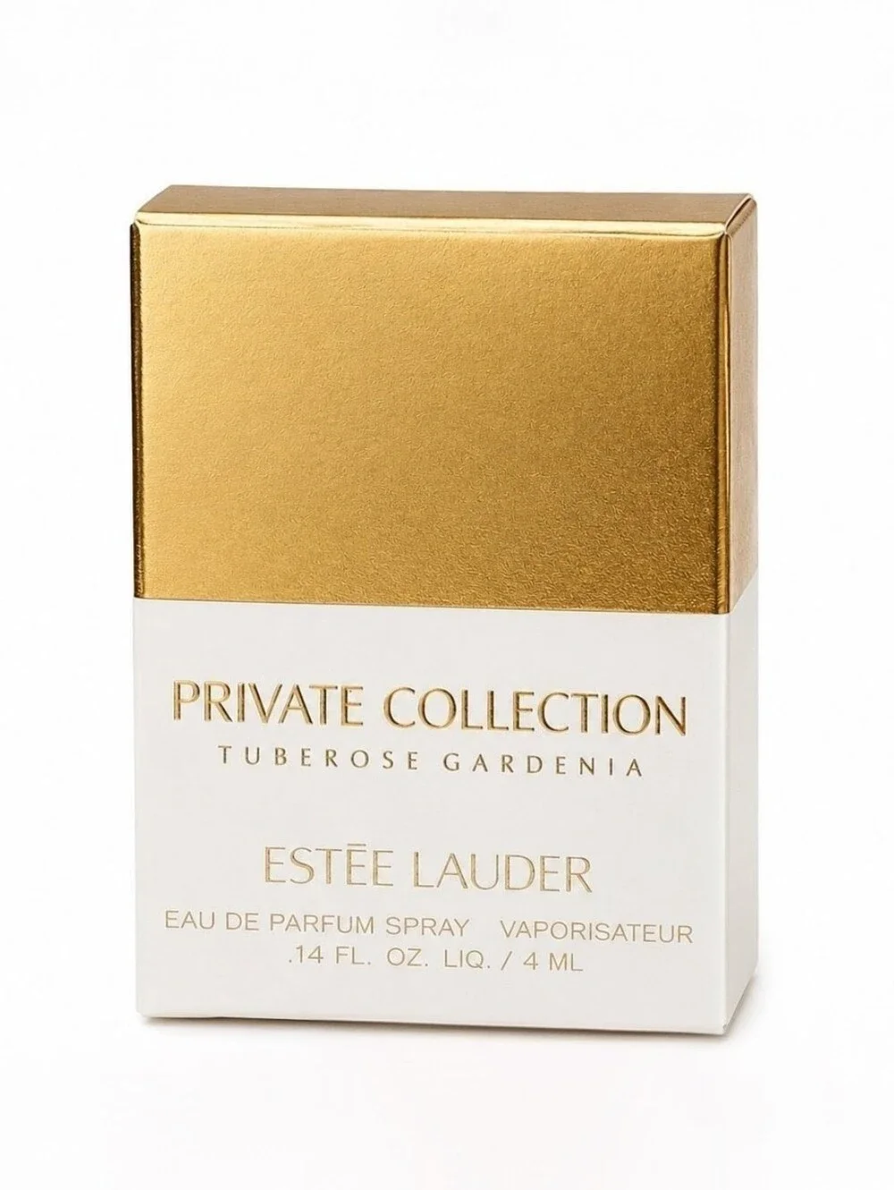 Estee Lauder Private Collection Tuberose Gardenia Mini Perfume - Gold & Clear - Picture 3 of 5